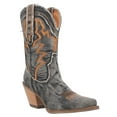 thumbnail image 2 of Dingo Womens Y'all Need Dolly Embroidery Snip Toe Cowboy  Mid Calf Boots, 2 of 5