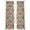 Red, variant on Spring Botanical Sheer Curtains 96 Inch Length 2 Panels Set, Abstract Watercolor Fruits Leaf Plant Voile Window Treatment Semi Sheer Long Curtains Drapes for Bedroom/Living Room/Kitchen 52"x96"x2