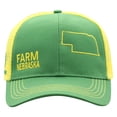 thumbnail image 1 of Gorra John Deere Farm State Pride Verde/Amarillo Nebraska, 1 of 3