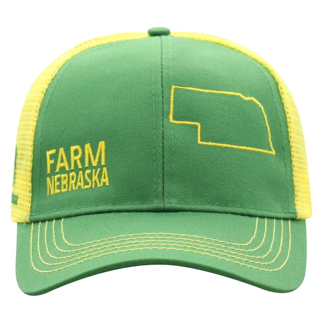 Gorra John Deere Farm State Pride Verde/Amarillo Nebraska