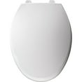 thumbnail image 3 of Bemis Elongated Hospitality Plastic Toilet Seat in White with STA-TITE Commercial Fastening System, 3 of 5
