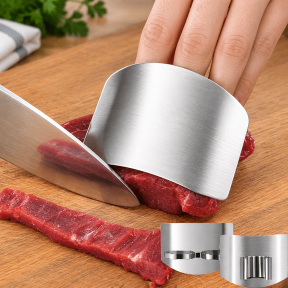 2Pcs Finger Guards for Cutting Food, Adjustable Hand Guard Protect Fingers, Avoid Knife Hurting