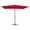 Red, variant on 9 ft. Aluminum Patio Market Umbrella Tilt with Crank - Brown Fabric & Champagne Pole