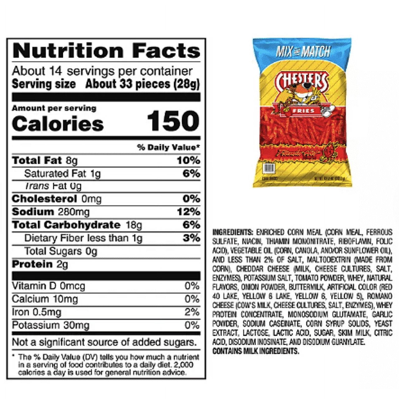 Chester's Fries Flamin' Hot Corn & Potato Snacks