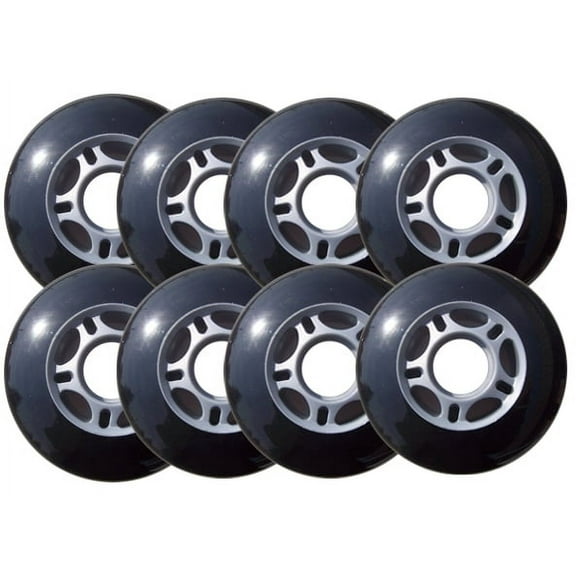 Outdoor ROLLER HOCKEY WHEELS HiLo SET 4-76mm 4-80mm 82a