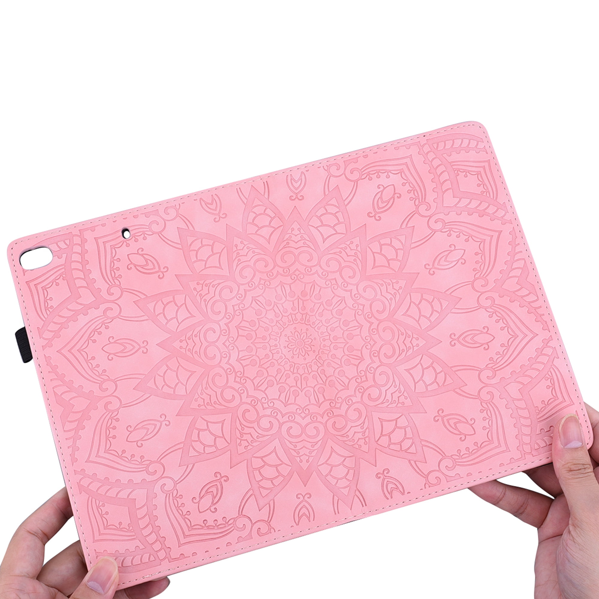 K-Lion for Apple iPad 10th Generation Folio Flip Case, 2022 iPad 10.9 Inch Case with  Pencil Holder & Card Holder Slots,Luxury PU Leather Shockproof Stand Slim Shell Cover for iPad A2757 A2777,Pink