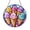 Acrylic 3.5 Inch, variant on Sweet Ice Cream Stained Glass Suncatcher Window Hanging Decor, Colorful Dessert Cones Art Glass Panel with Candy Colors, Fun Kitchen Theme Decorative Window Ornament for Home Gift
