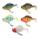 thumbnail image 1 of Señuelos de pesca blandos para lubina, 5 uds., 18g, 8cm, cola de paleta, Swimbaits con Spinner, cebo de pesca Artificial, Kit de Señuelos de pesca realistas YUNYI BRAND  Deportes, 1 of 8