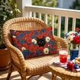thumbnail image 4 of Yhmxh 4th of July Throw Pillow Cover, 12x20 Inch Patriotic Outdoor Lumbar Decoration, Red White and Blue, Independence Day Cushion Case, Memorial Day Flag Stars Decor Cushion Case for Sofa Couch, 4 of 6