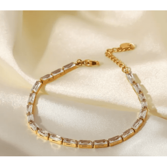 Bracelet de Mode Plaqué Or 18K