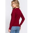 thumbnail image 3 of J. METHOD Women's Cable Knit Sweater – Crewneck Long Sleeve Casual Classic Fit Knitted Pullover, 3 of 4