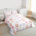 thumbnail image 3 of Homewish Kawaii Princess Castle Bedding Comforter Set 2pcs for Teens Female Adults,Vintage Flowers Twin Comforter Sets Microfiber,Stars Print Breathable Bedding Set,Lightweight Room Decor,Reversible, 3 of 8