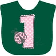 thumbnail image 3 of Inktastic Pink Ladybug 1st Birthday Girls Baby Bib, 3 of 4