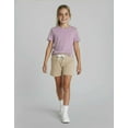 thumbnail image 5 of Real Essentials 3 Pack: Girls French Terry Lounge Shorts – Ultra Soft Pull-On Gym, Camp, Sports & Everyday Shorts, 5 of 6