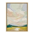 thumbnail image 3 of Kate and Laurel Sylvie Autumn Sky Framed Canvas Wall Art by Nikita Jariwala, 18x24 Natural, Soft Colorful Nature Landscape Art for Wall Home Decor, 3 of 7