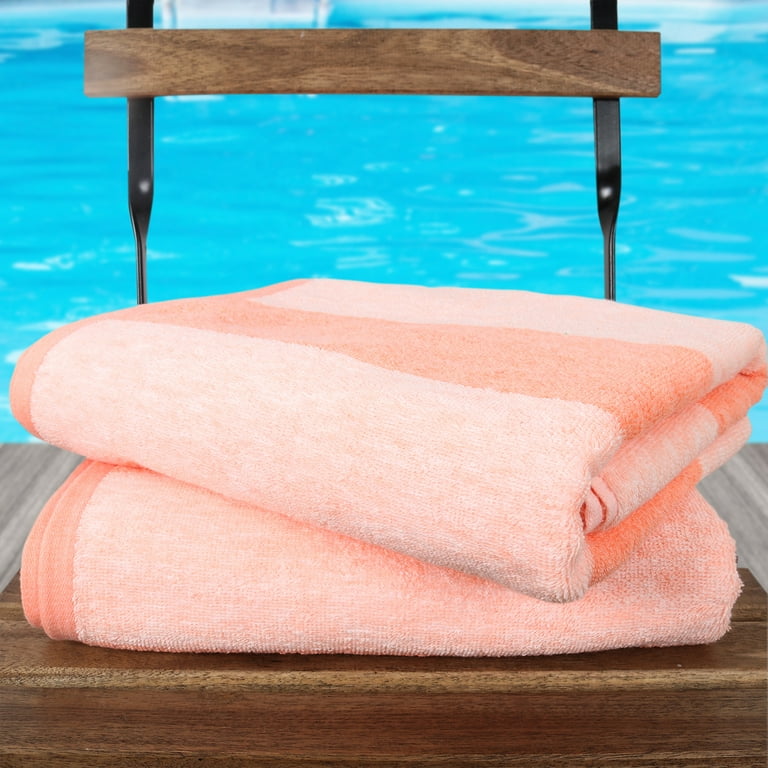 Luxurious Set of 2 Eco Melange Pool Towels