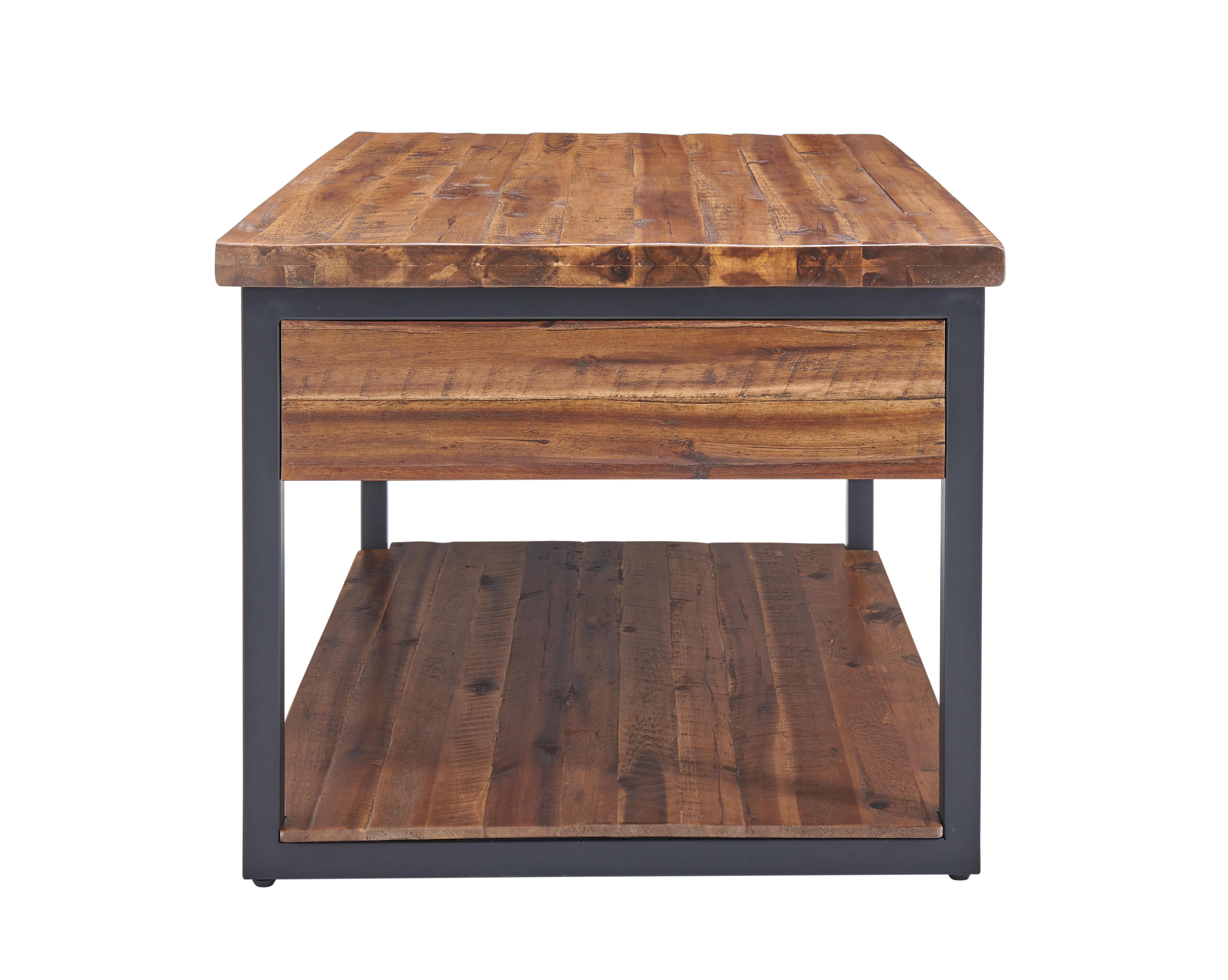Alaterre Claremont Rustic Wood Set with Coffee Table and Two End Tables