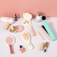 thumbnail image 2 of de belleza de juguete de , kit de 13 piezas, de salón para niñas con maquillaje, , espejo y bolsa de cosméticos,, 2 of 7