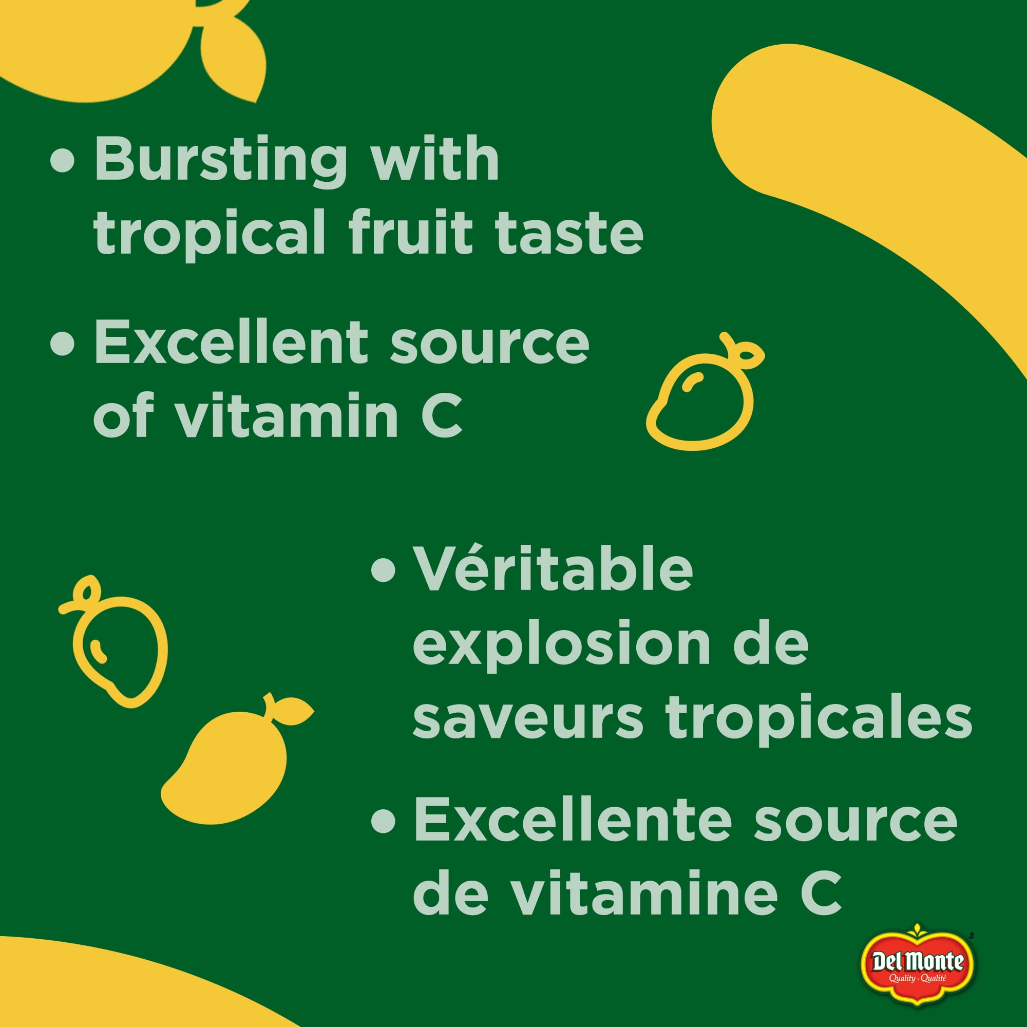 Boîtes à boire Nectar de mangue Del Monte