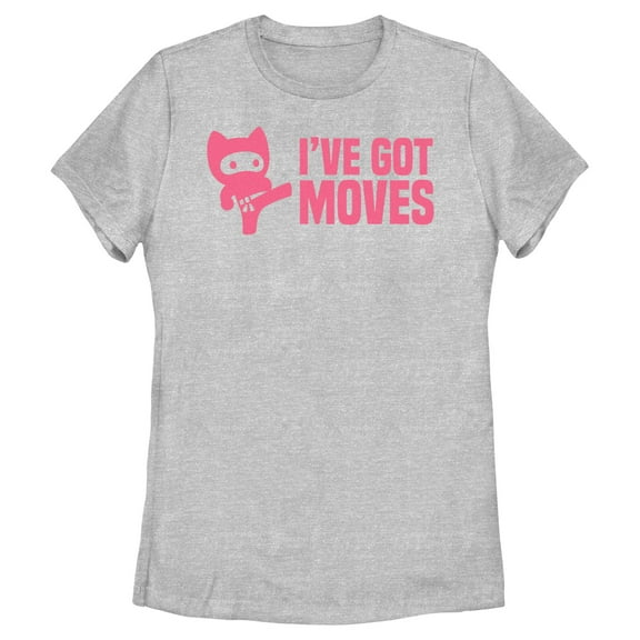Women's Lost Gods Cat Moves Graphic T-Shirt