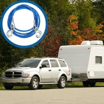 TAILTOSS Tow Rope for Vehicles 1Pack 4 Meters Wire Tow Strap for Roadside Emergency