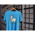 thumbnail image 5 of Old Glory Mens Christmas Fa La Llama Short Sleeve T Shirt, 5 of 6