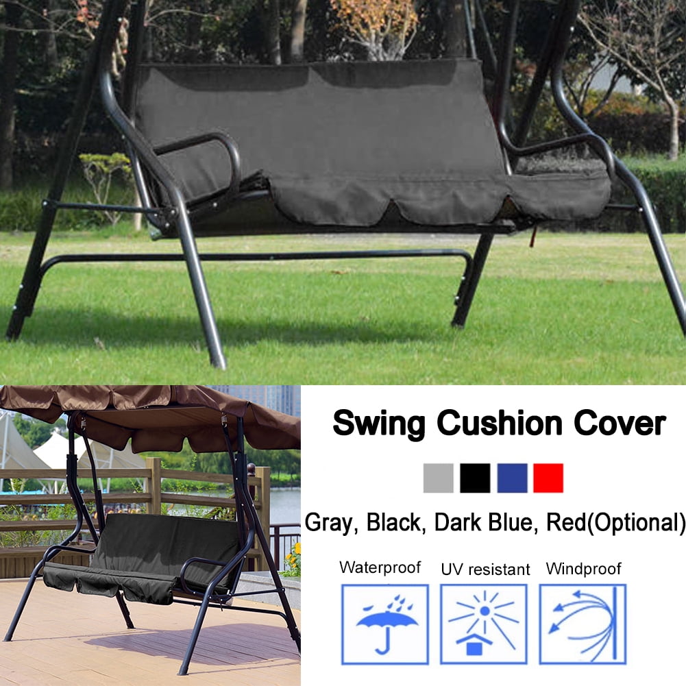 A Ruzihui General 3 Seater Chair Cushion Waterproof Swing Seat Pads Cover and Garden Chair Outdoor Outdoor Patio Swing Replacement Cushions