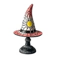 thumbnail image 2 of Qocolcyl Halloween Decor Witch Hat Lamp Gift,LED Halloween Night Light Table Decorations for Home Indoor,Handcrafted Retro Resin Witchy Decor for Shelf Mantel,Gothic Party Home Decoration (USB Power), 2 of 7