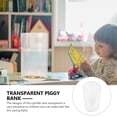 thumbnail image 2 of Miangastore Transparent Acrylic Coin Bank for Kids with Large Capacity and Adorable Design Perfect for Storage Use, 2 of 8