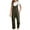 Army Green, variant on aidice Summer Overalls for Women Casual Deep V Neck Spaghetti Strap Comfy Fitting Pants Jumpsuits with Pockets