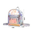 thumbnail image 3 of Vrorvz Clear Backpack Adjustable Strap Multipurpose Travel Bag Transparent Tote for Stadium Concert Beach Pool Sports Gym Picnic Security Approved, 3 of 8