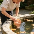 thumbnail image 4 of Tong Copper Disc Bird Bath For Bird Feeders Brass Water Basin Cleaning Disk For Outdoor Bird Bath Bird Feeders For Outdoor Use Copper Bird Bath Cleaner With Protective Coating, 4 of 6
