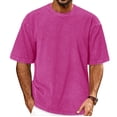 thumbnail image 1 of Camiseta ADOREJOY oversize vintage lavada rosa claro talla L, 1 of 9