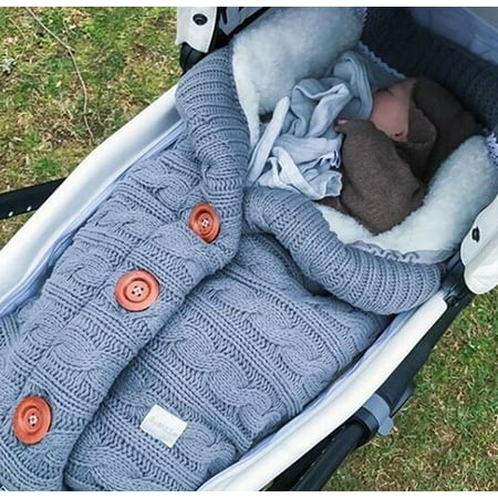 baby sleeping bag weaving carriage wrapped newborn comfortable blanket warm crochet indoor outdoor