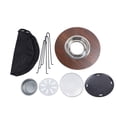 thumbnail image 2 of Small Charcoal Grill, Easy To Use Charcoal Grill Stove Table Round  for Camping, 2 of 8