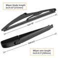 thumbnail image 4 of For 2013-2017 Rear Wiper Arm Blade Set 85242-42040 Factory Replacement Accessories Parts, 4 of 5