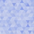 thumbnail image 1 of Ahgly Company Machine Washable Indoor Square Transitional Sky Blue Area Rugs, 6' Square, 1 of 7