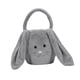 thumbnail image 4 of Bonita canasta de conejito de Pascua de peluche para decoraciones de fiesta infantil, uso diario, duradera. Gris, 4 of 6