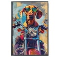 thumbnail image 2 of Vizsla Dog Poster Riding A Motorcycle - Vizsla Dog Canvas Wall Art For Bedroom Decor - Gifts For Men - Gifts For Men, 2 of 6