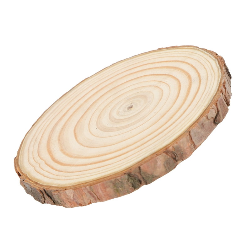 OTVIAP Natural Wood Slices,Natural Wood Slices Round Pine Logs DIY Crafts  Painting Wedding Festivals Decoration,Round Wood Discs for Crafts 