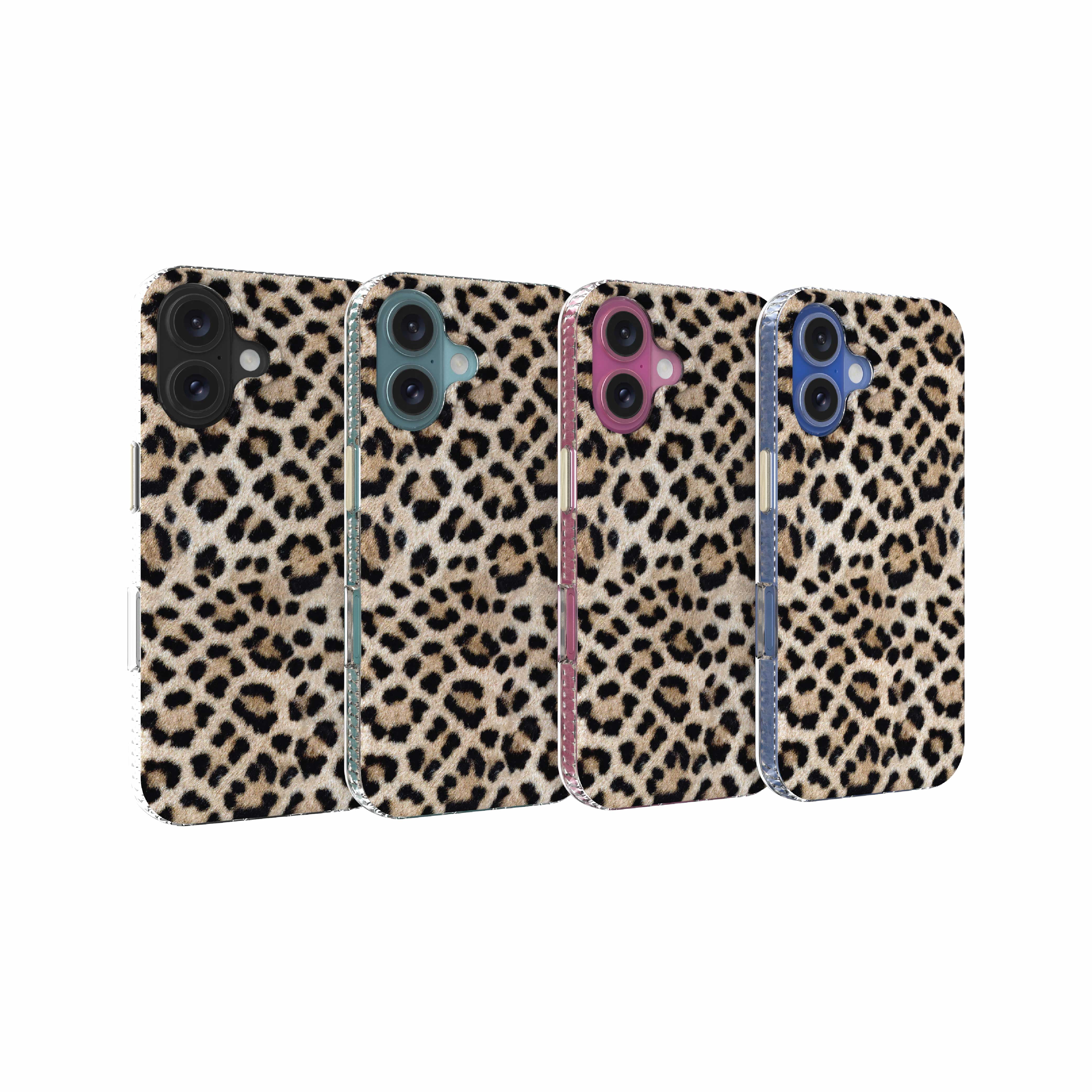 onn Phone Case for iPhone 16, MagSafe Compatible - Cheetah Print