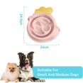 thumbnail image 2 of Comedero lento para mascotas, alimentación saludable, comida lenta para mascotas, cuenco para mascotas pequeñas y medianas, 2 of 5