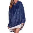 thumbnail image 1 of Manta de sudadera con capucha de gran tamaño con bolsillo frontal con capucha gigante para adultos, hombres, mujeres y adolescentes Ormromra HFP-0069-1, 1 of 5