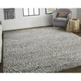 thumbnail image 4 of 4' X 6' Gray Taupe And Ivory Abstract Power Loom Stain Resistant Area Rug, 4 of 9