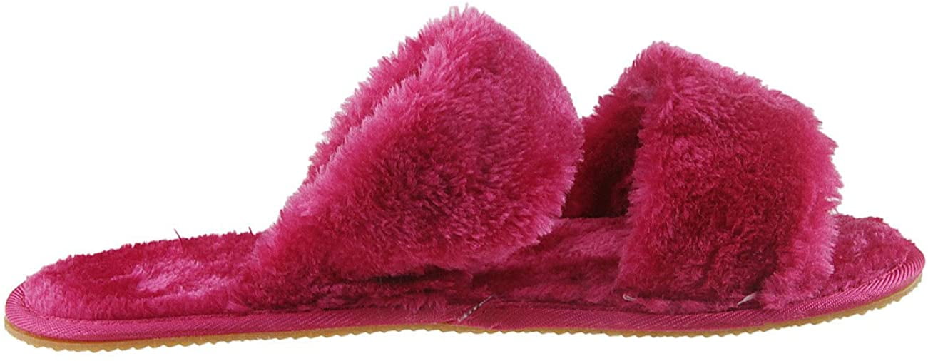 fleece lined flip flops womens