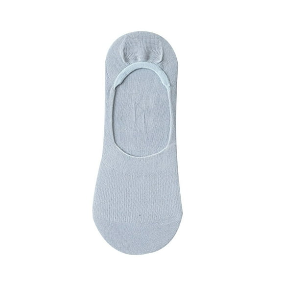 Women's Ballerina Socks - Solid, Non Slip, Lace Splice, Boat Socks, Cotton Blend