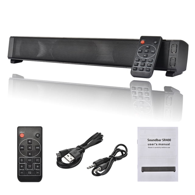 Portable Sound Bar Wireless Speaker Bluetooth 5.0 Column HiFi Subwoofer 3D Stereo Sound With Remote Control Support ,High Sound