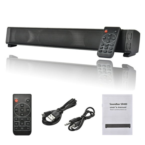 Portable Sound Bar Wireless Speaker Bluetooth 5.0 Column HiFi Subwoofer 3D Stereo Sound With Remote Control Support ,High Sound