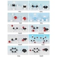 thumbnail image 5 of Kit de modelo molecular de 240 piezas para química, modelo de orbitales moleculares, herramienta de ayuda para química compatible con Química Less-1, 5 of 5