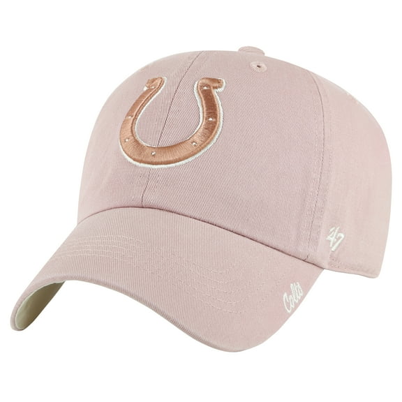 Women's '47  Pink Indianapolis Colts Ballpark Cheer Dusty Rose Clean Up Adjustable Hat